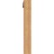 Ekena Millwork Traditional Slat Smooth Bracket w/ Offset Brace, Western Red Cedar, 5 1/2"W x 40"D x 40"H BKT0604X40X40TRA06SWR - alternate 2